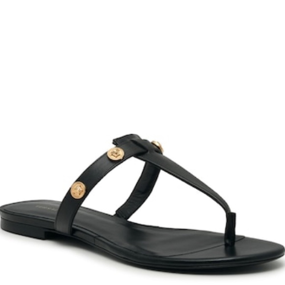 NWT Versace Medusa Emblem Stud Sandals Including Dust Bag Box Authenticity Card